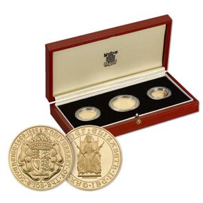 1989 Elizabeth II Gold Proof Sovereign 3-Coin Set
