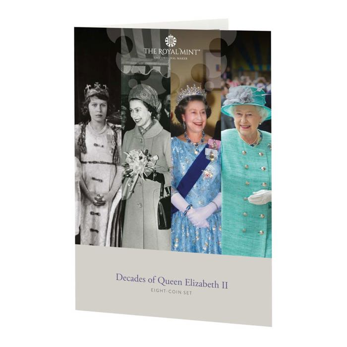 Decades of Queen Elizabeth II Eight-Coin Set