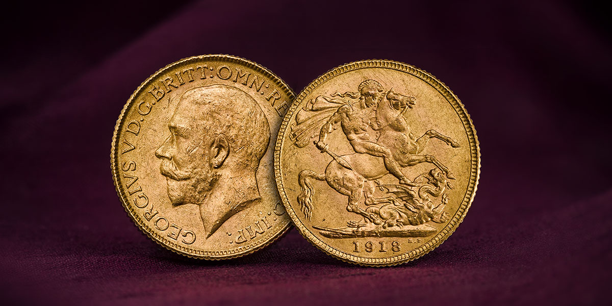 The 1918 George V Sovereign Struck in India