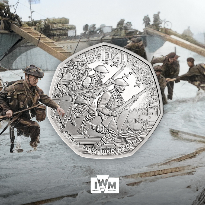 A D-Day 50p Silver Proof Coin Could be Yours