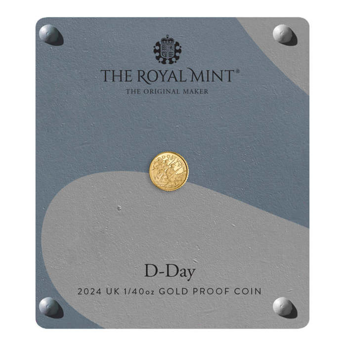 D-Day 2024 UK 1/40oz Gold Proof Coin