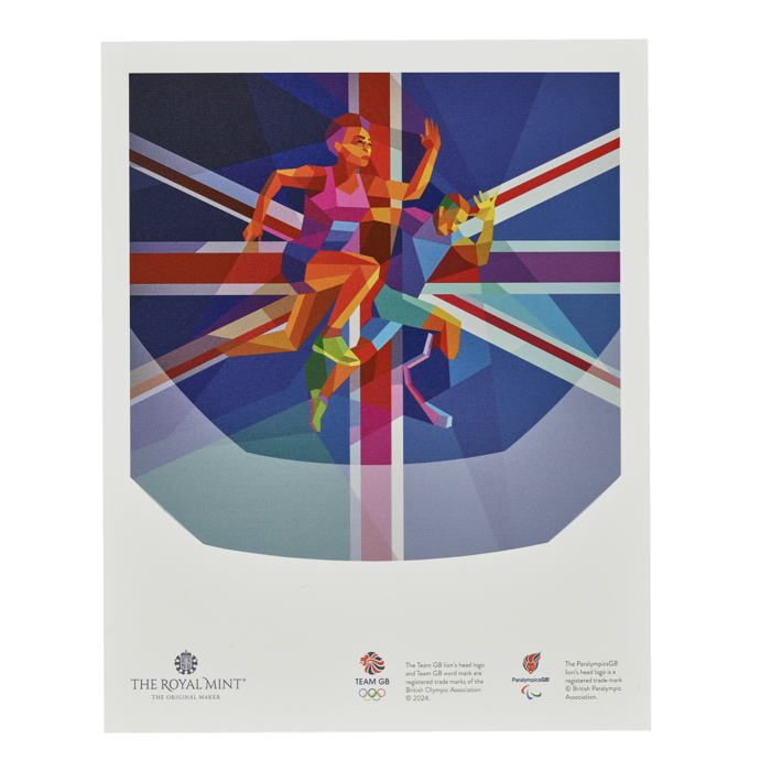 Team GB and ParalympicsGB 2024 Limited Edition Print 