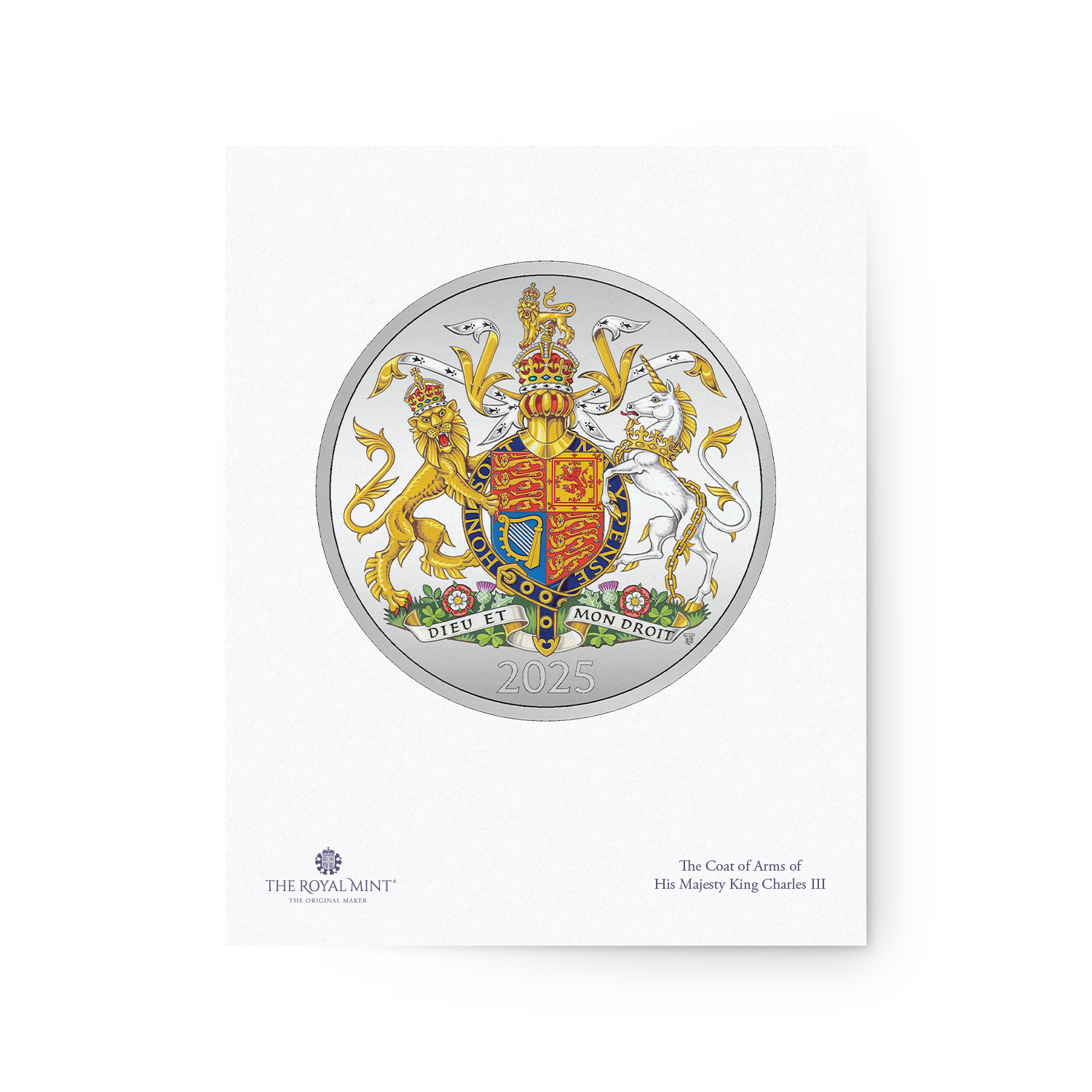 The Coat of Arms of His Majesty King Charles III Limited Edition Print The Coat of Arms of His Majesty King Charles III Limited Edition Print