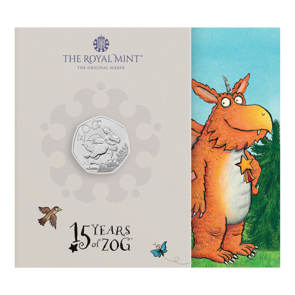 Zog 2025 UK 50p Brilliant Uncirculated Coin