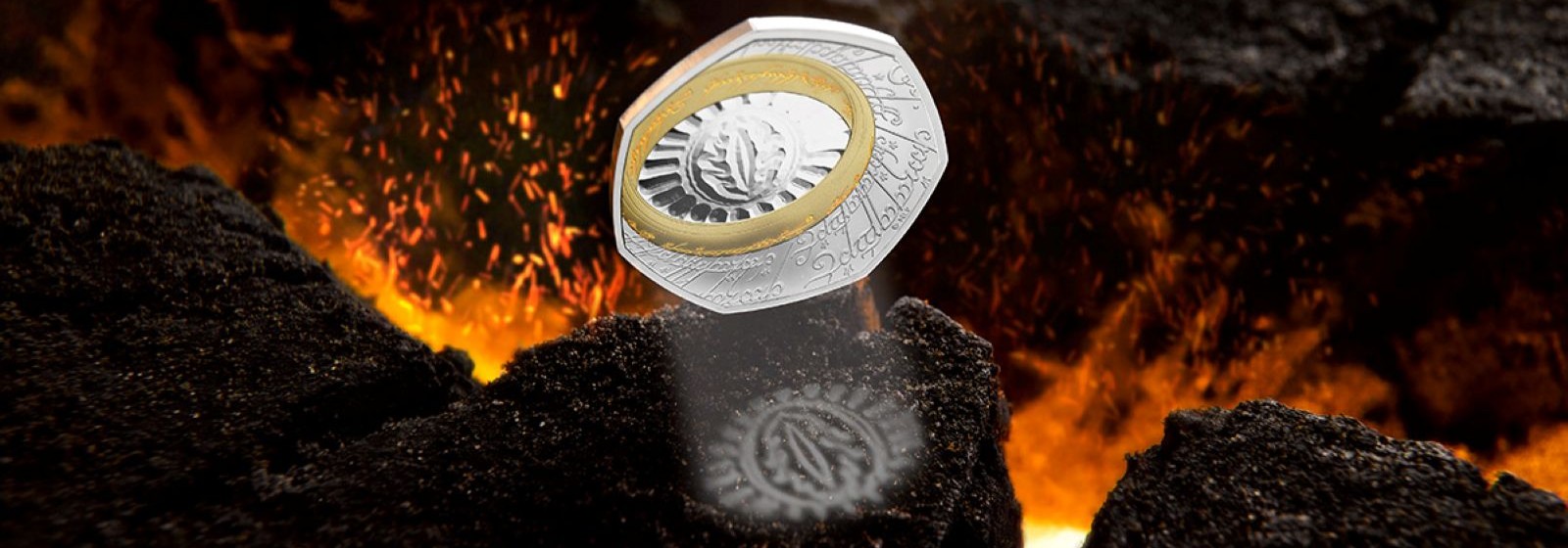 The Story of the First Caustic Feature on a UK Coin