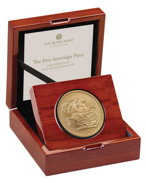 The Five Sovereign Piece 2026 Brilliant Uncirculated Coin