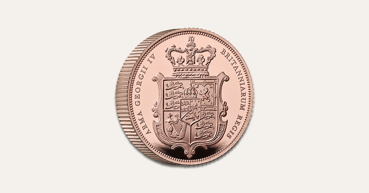 2025 Gold Proof Piedfort Sovereign