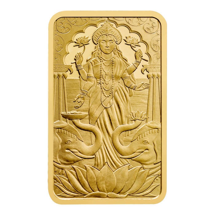 Lakshmi 5g Gold Bullion Minted Bar