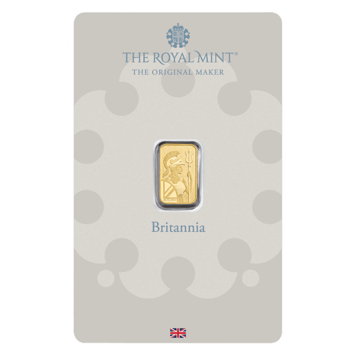 Britannia 1g Minted Gold Bar