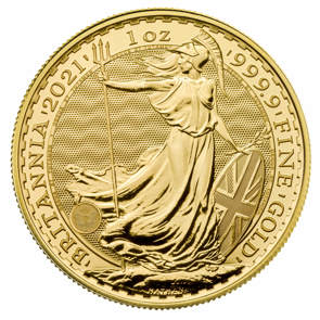 Britannia 2021 1 oz Gold Bullion Coin