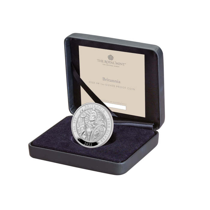 The Britannia 2022 UK 1oz Silver Proof Coin