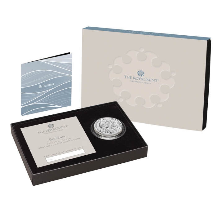 The Britannia 2022 1oz Silver Brilliant Uncirculated Coin