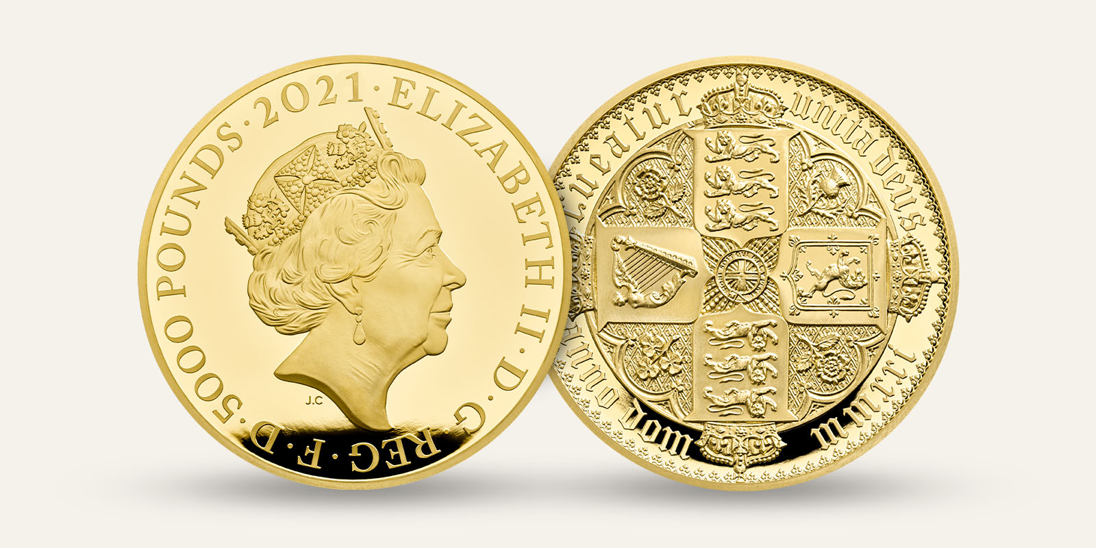 3-Gothic Crown Quartered Arms 2021 UK 5kg Gold Proof Coin_.jpg