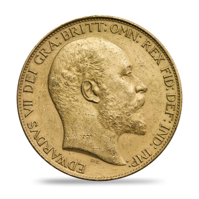 1902 Edward VII Gold Double Sovereign Coin