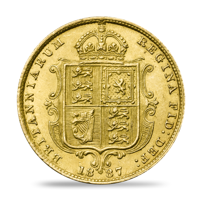 1887 Victoria Jubilee Half-Sovereign